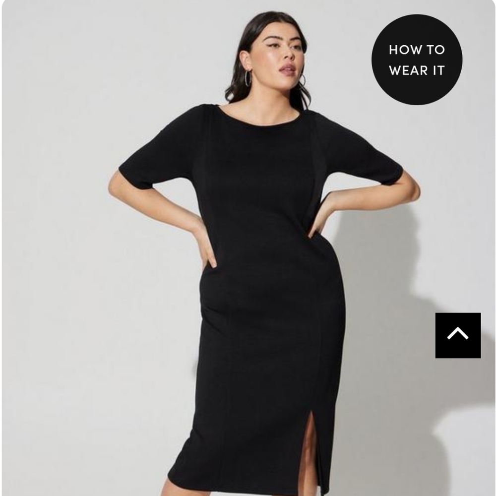 Midi Studio Cupro Bodycon Dress